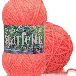 Mary Maxim Starlette 4-Weight Acrylic Yarn - 2-Skein Packs
